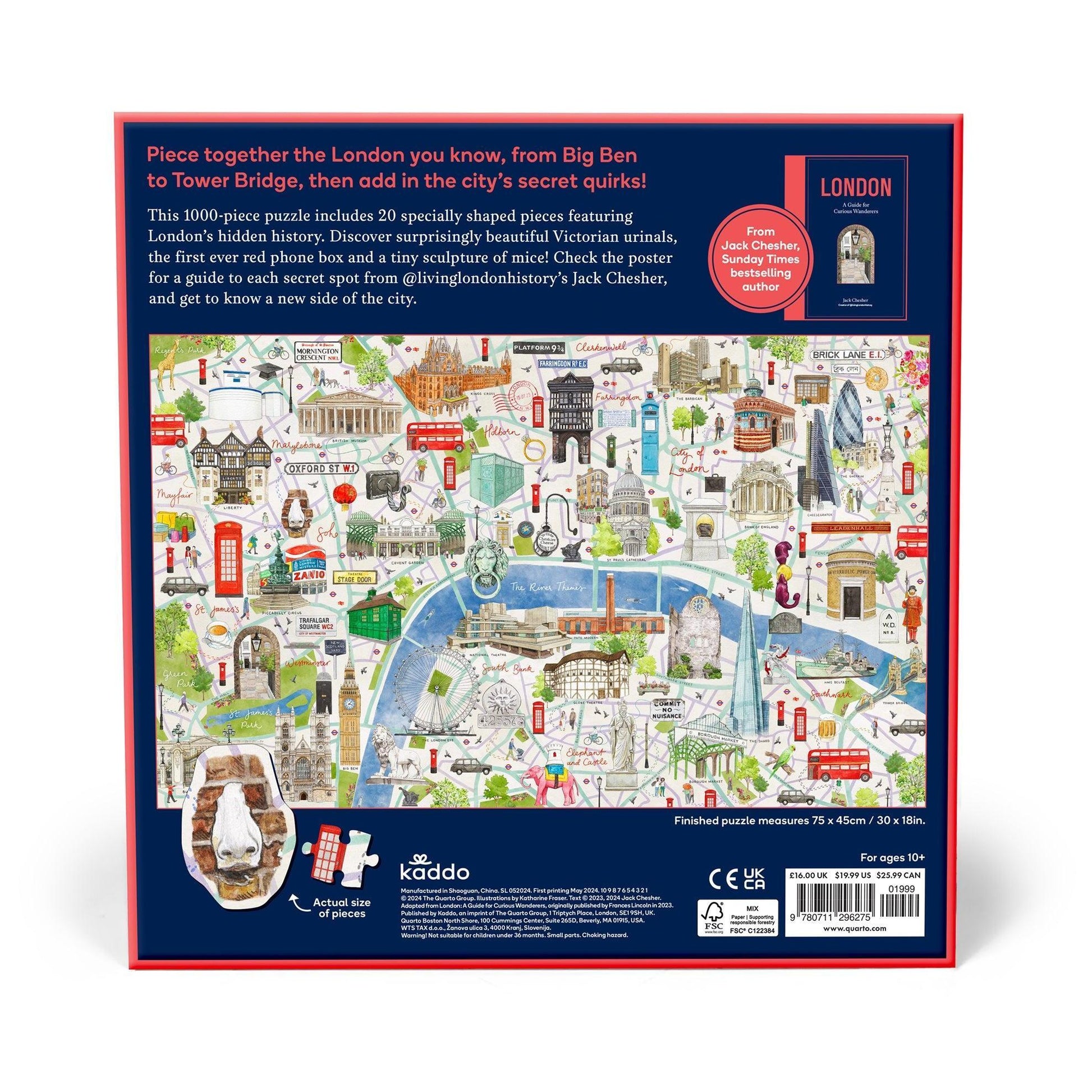 London for Curious Wanderers 1000 Piece Jigsaw Puzzle Kaddo