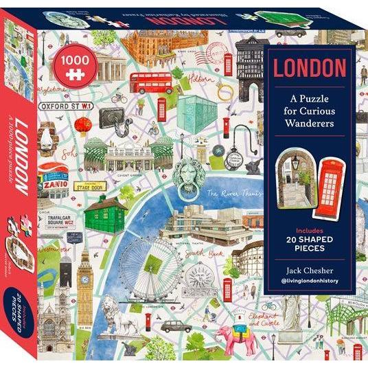 London for Curious Wanderers 1000 Piece Jigsaw Puzzle Kaddo