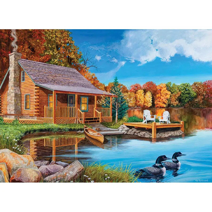 Loon Lake 500 Piece Jigsaw Puzzle Cobble Hill