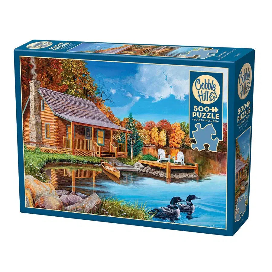 Loon Lake 500 Piece Jigsaw Puzzle Cobble Hill