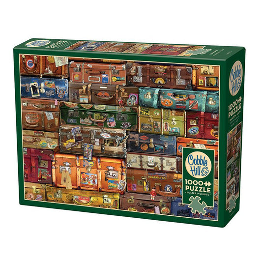 Luggage 1000 Piece Jigsaw Puzzle Cobble Hill