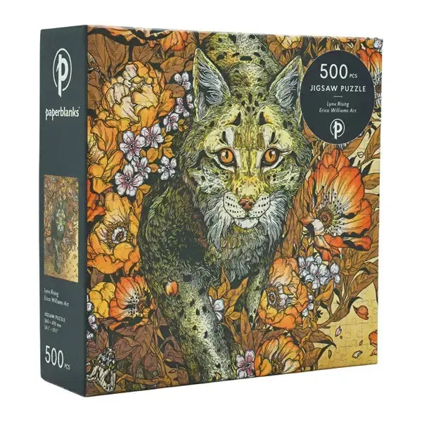 Lynx Rising 500 Piece Jigsaw Puzzle Paperblanks