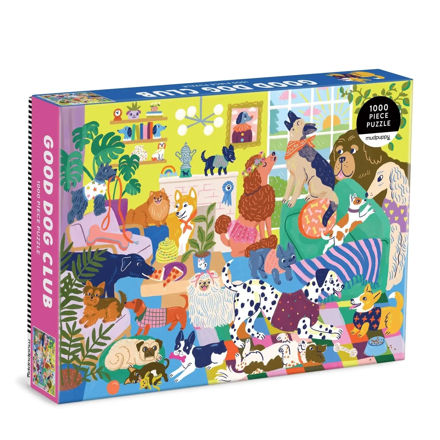Cool Dog Club 1000 Piece Jigsaw Puzzle Mudpuppy