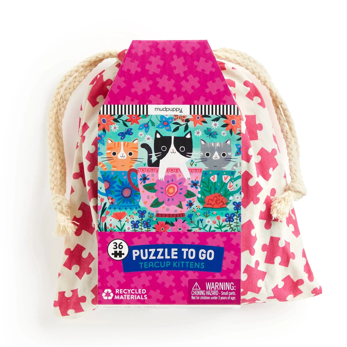 Teacup Kittens 36 Piece Mini Jigsaw Puzzle Mudpuppy