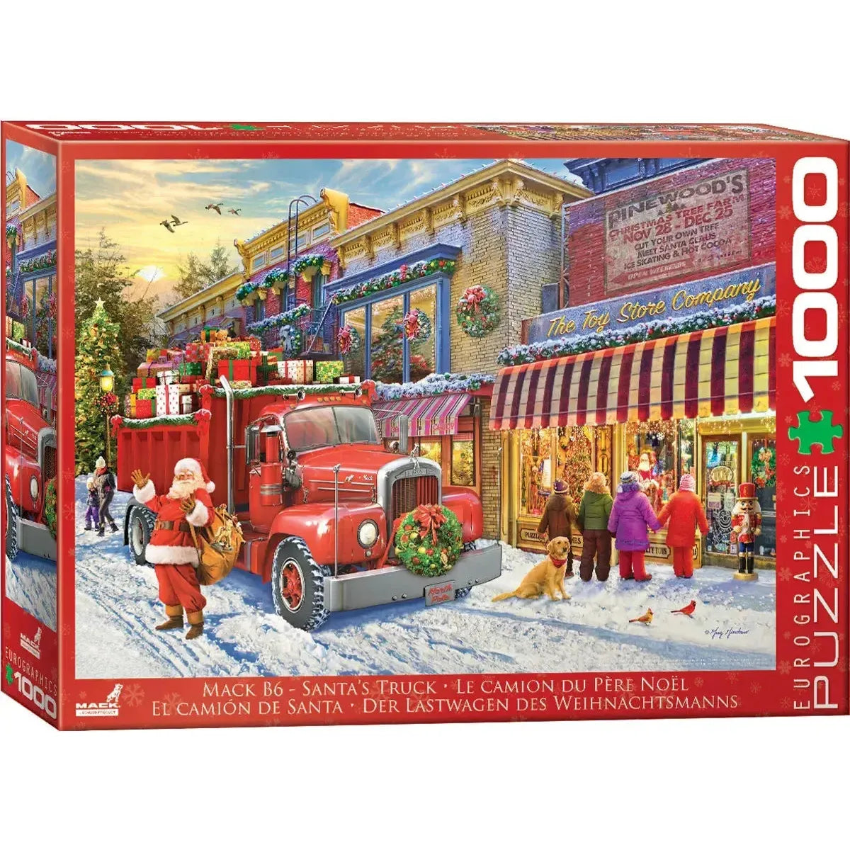 Mack B6 Santa's Truck 1000 Piece Jigsaw Puzzle Eurographics