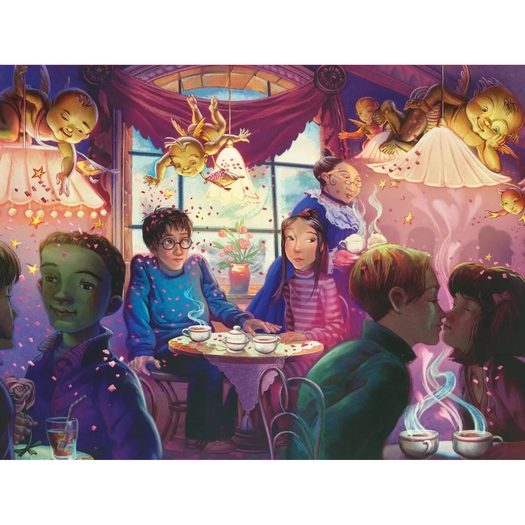 Madam Puddifoot's Tea Shop Harry Potter 500 Piece Jigsaw Puzzle NYPC