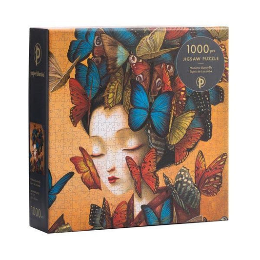 Madame Butterfly 1000 Piece Jigsaw Puzzle Paperblanks