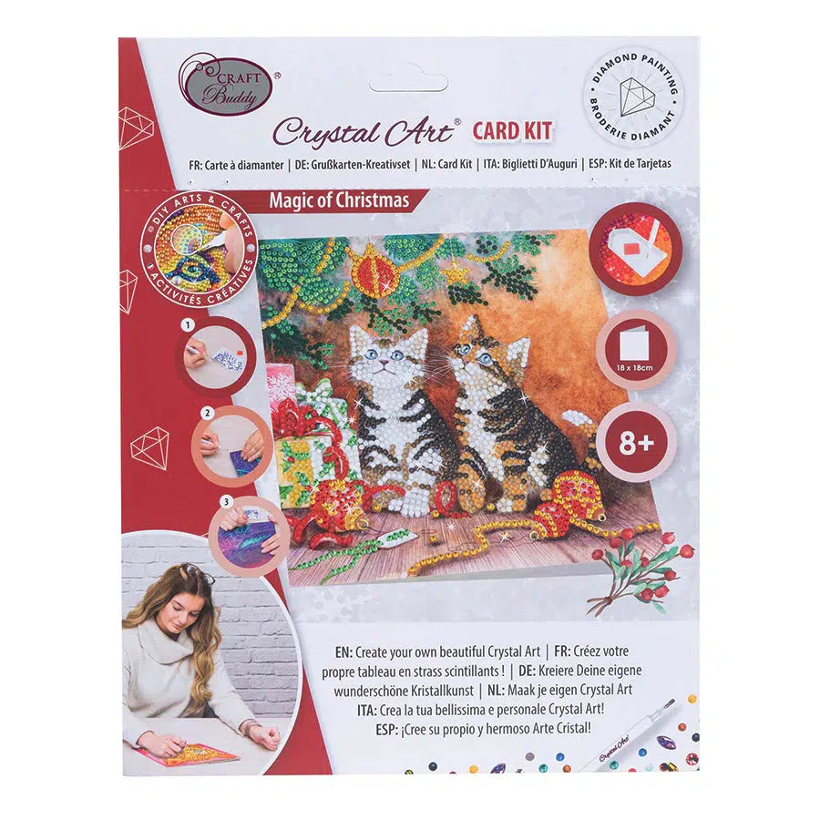 Magic of Christmas Crystal Art Card Kit Craft Buddy