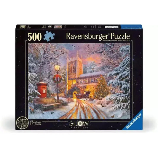 Magical Christmas 500 Piece Glow in the Dark Jigsaw Puzzle Ravensburger