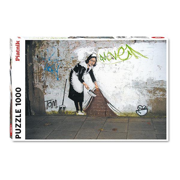 Maid (Sweep it Under the Carpet) by Banksy 1000 Piece Jigsaw Puzzle Piatnik