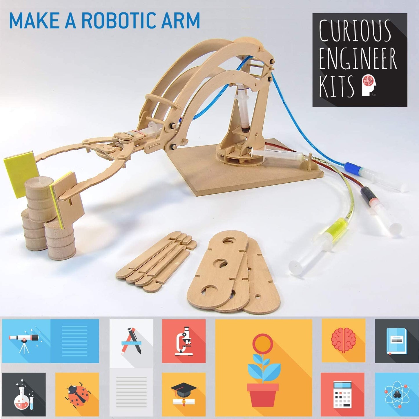 Make a Robotic Arm Curious Engineer Kit Copernicus