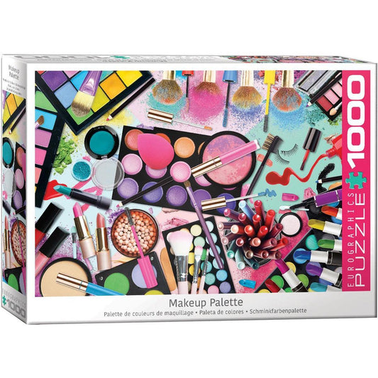 Makeup Palette 1000 Piece Jigsaw Puzzle Eurographics