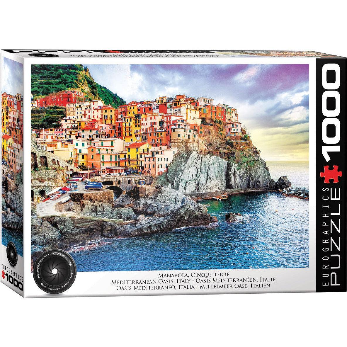 Manarola Cinque Terre Italy Mediterran 1000 Piece Jigsaw Puzzle Eurographics