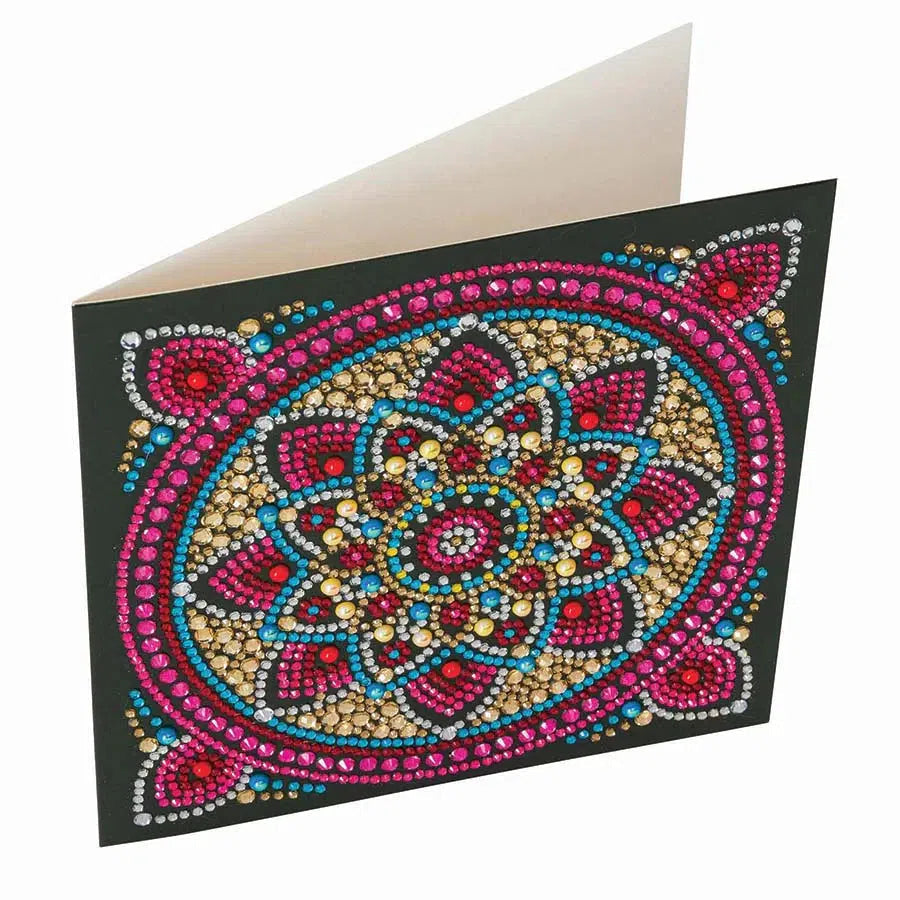 Mandala Crystal Art Card Kit Craft Buddy