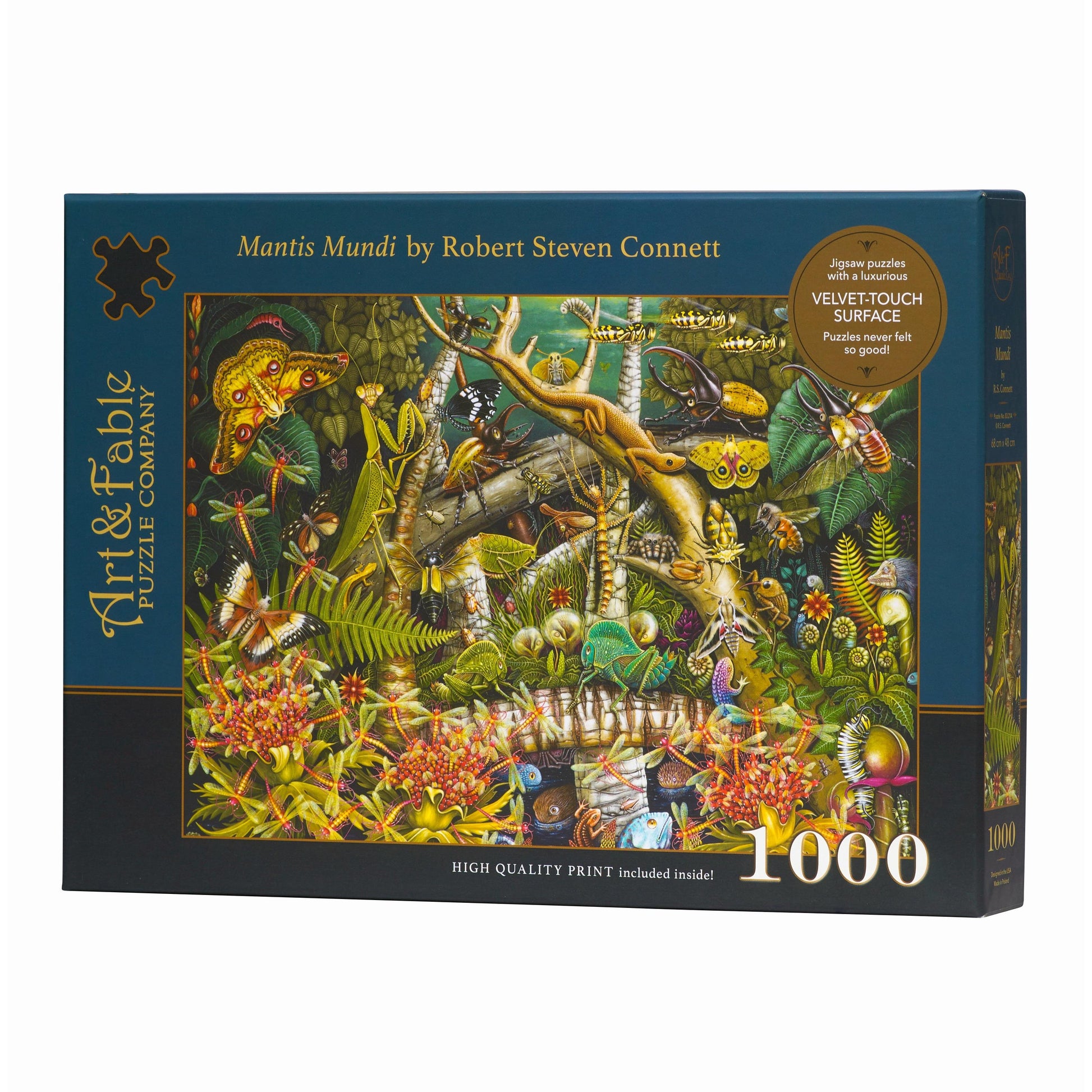 Mantis Mundi 1000 Piece Premium Jigsaw Puzzle Art & Fable