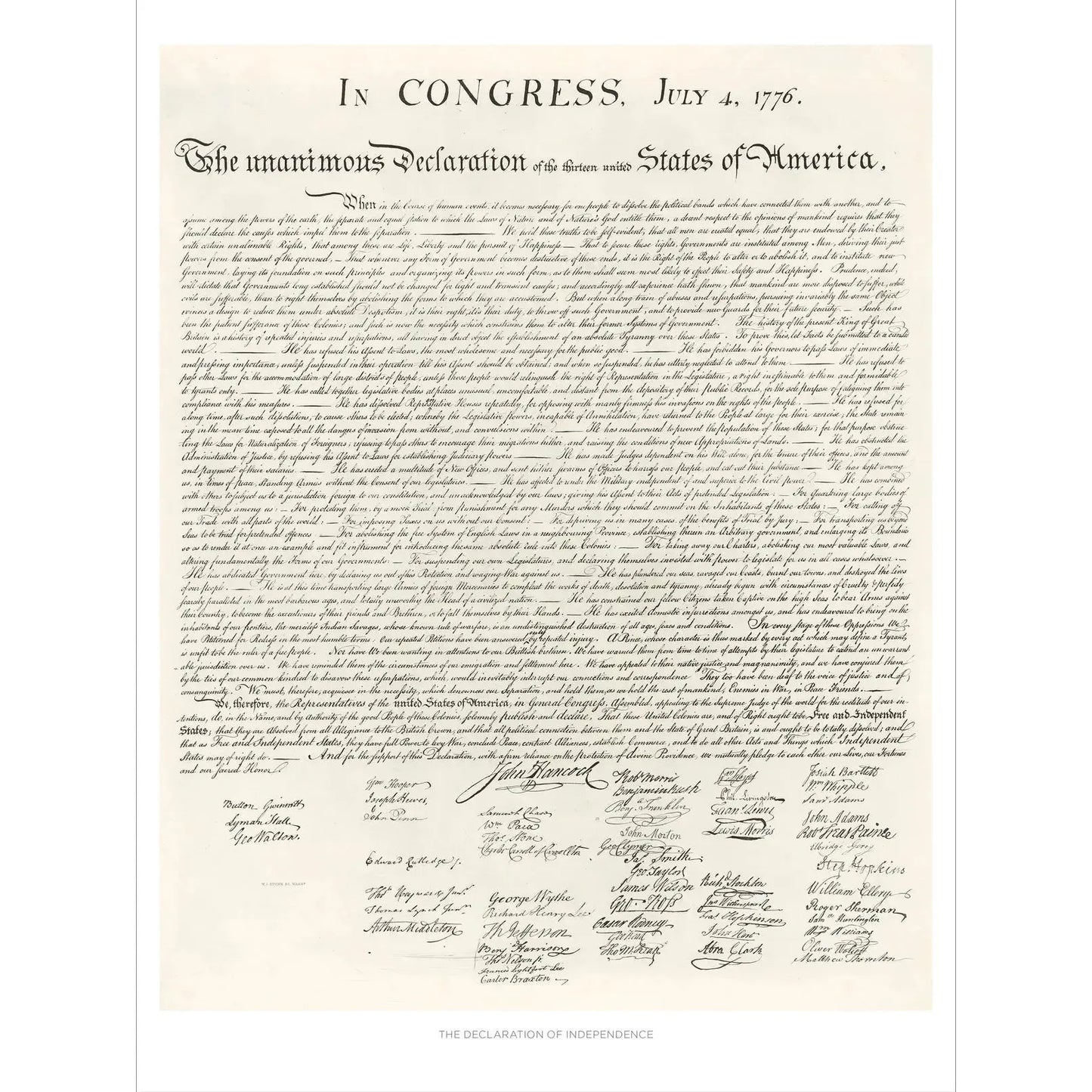 Map of DC & Declaration of Independence 1000 Piece Jigsaw Puzzle Pomegranate