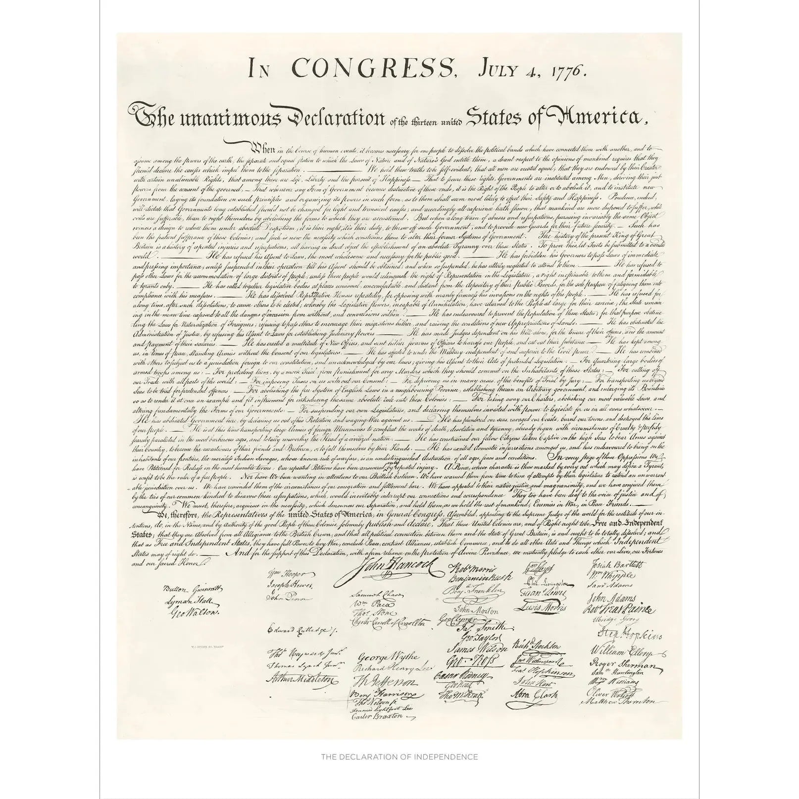 Map of DC & Declaration of Independence 1000 Piece Jigsaw Puzzle Pomegranate