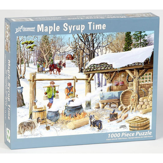 Maple Syrup Time 1000 Piece Jigsaw Puzzle VT Christmas