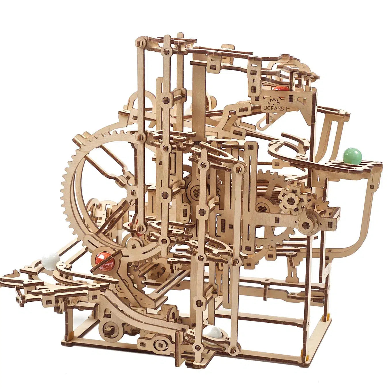 Marble Run Stepped Hoist 3D Wood Model Kit UGEARS