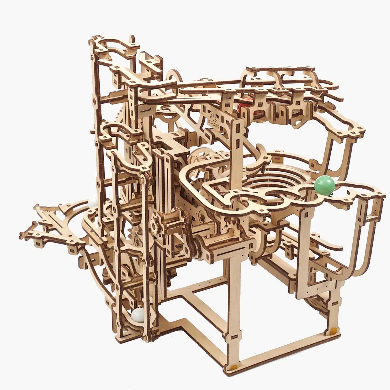 Marble Run Stepped Hoist 3D Wood Model Kit UGEARS