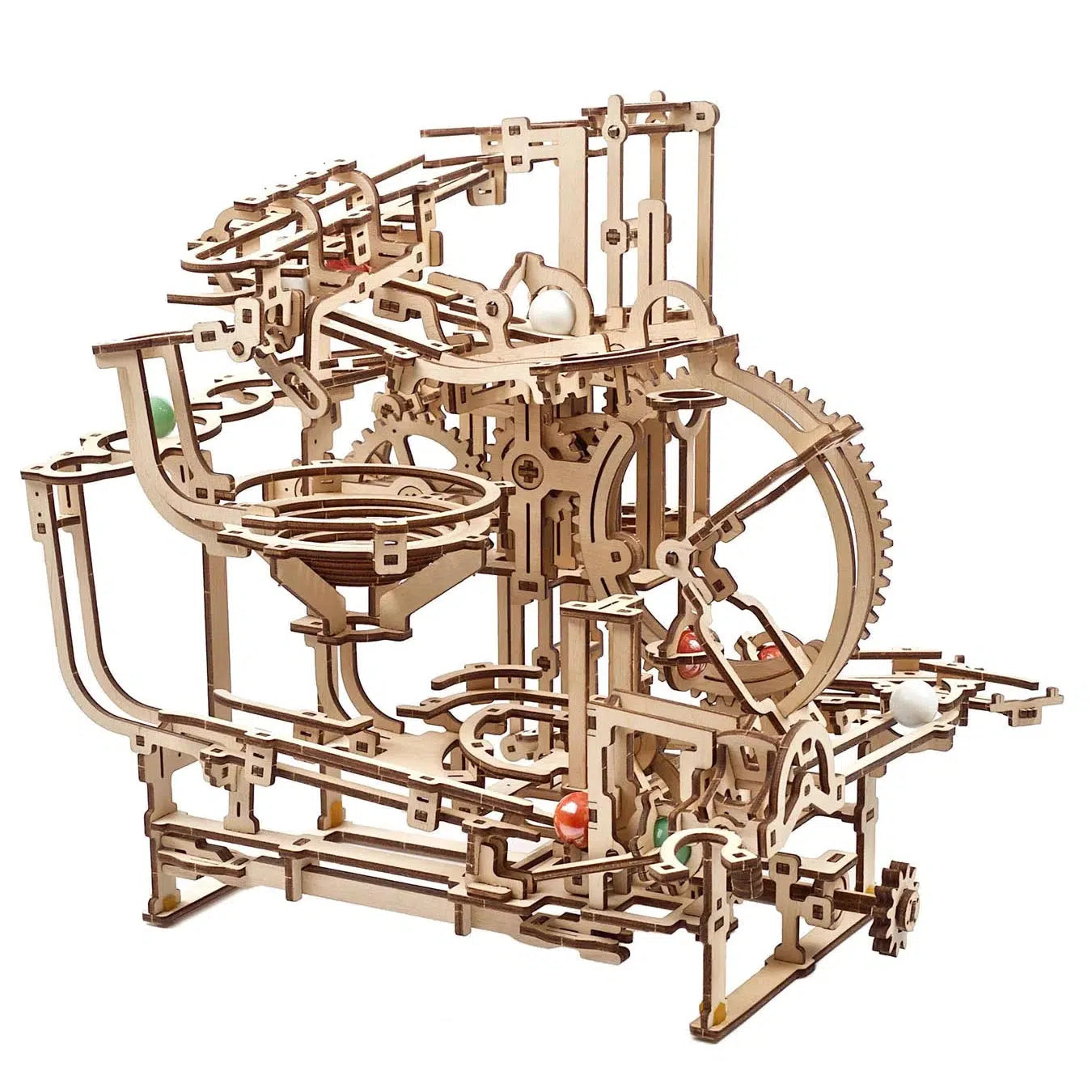 Marble Run Stepped Hoist 3D Wood Model Kit UGEARS