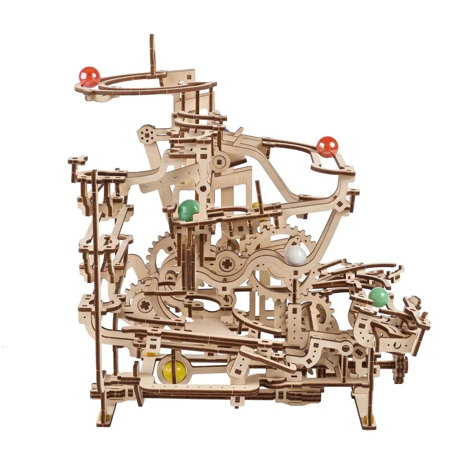 Marble Run Tiered Hoist 3D Wood Model Kit UGEARS