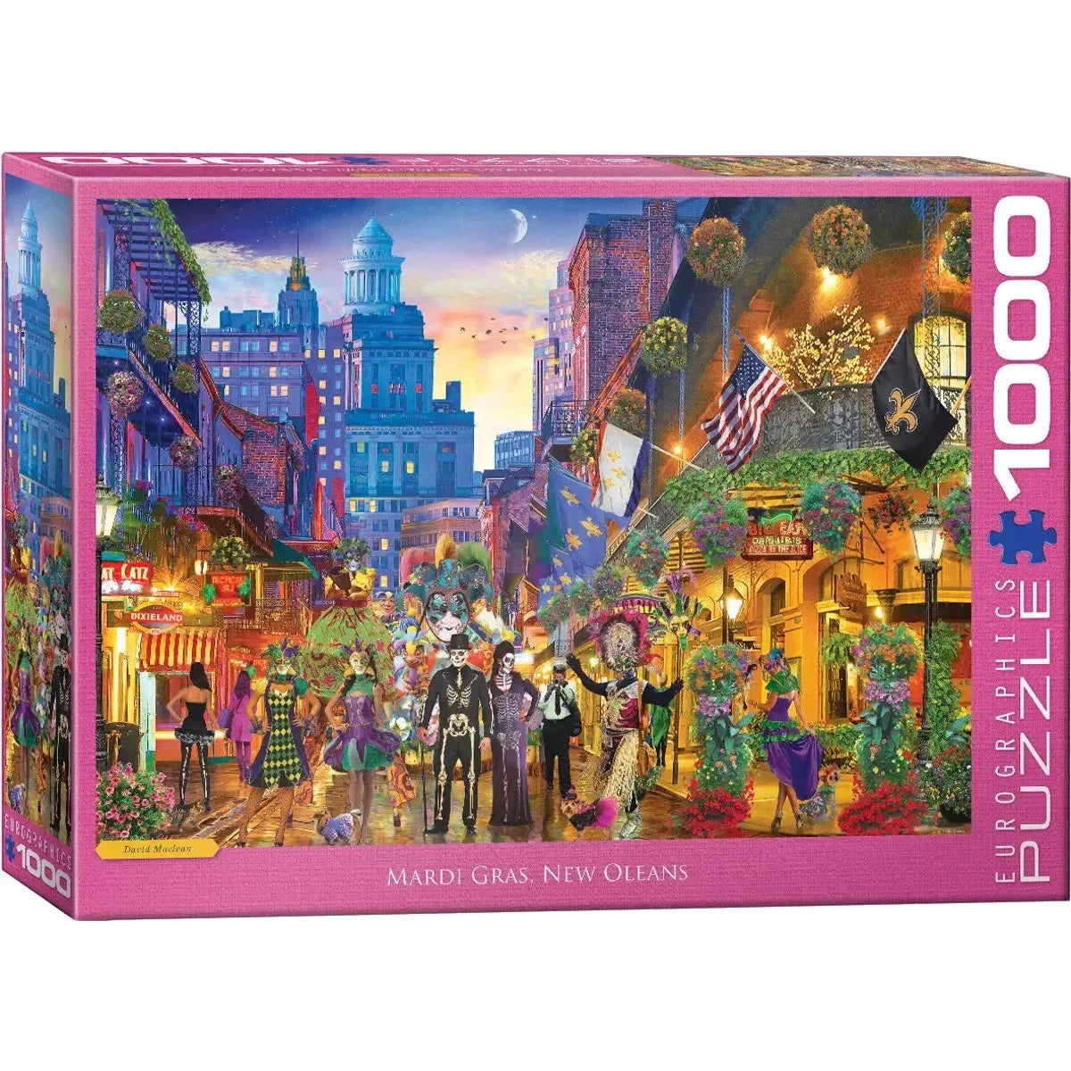Mardi Gras New Orleans 1000 Piece Jigsaw Puzzle Eurographics