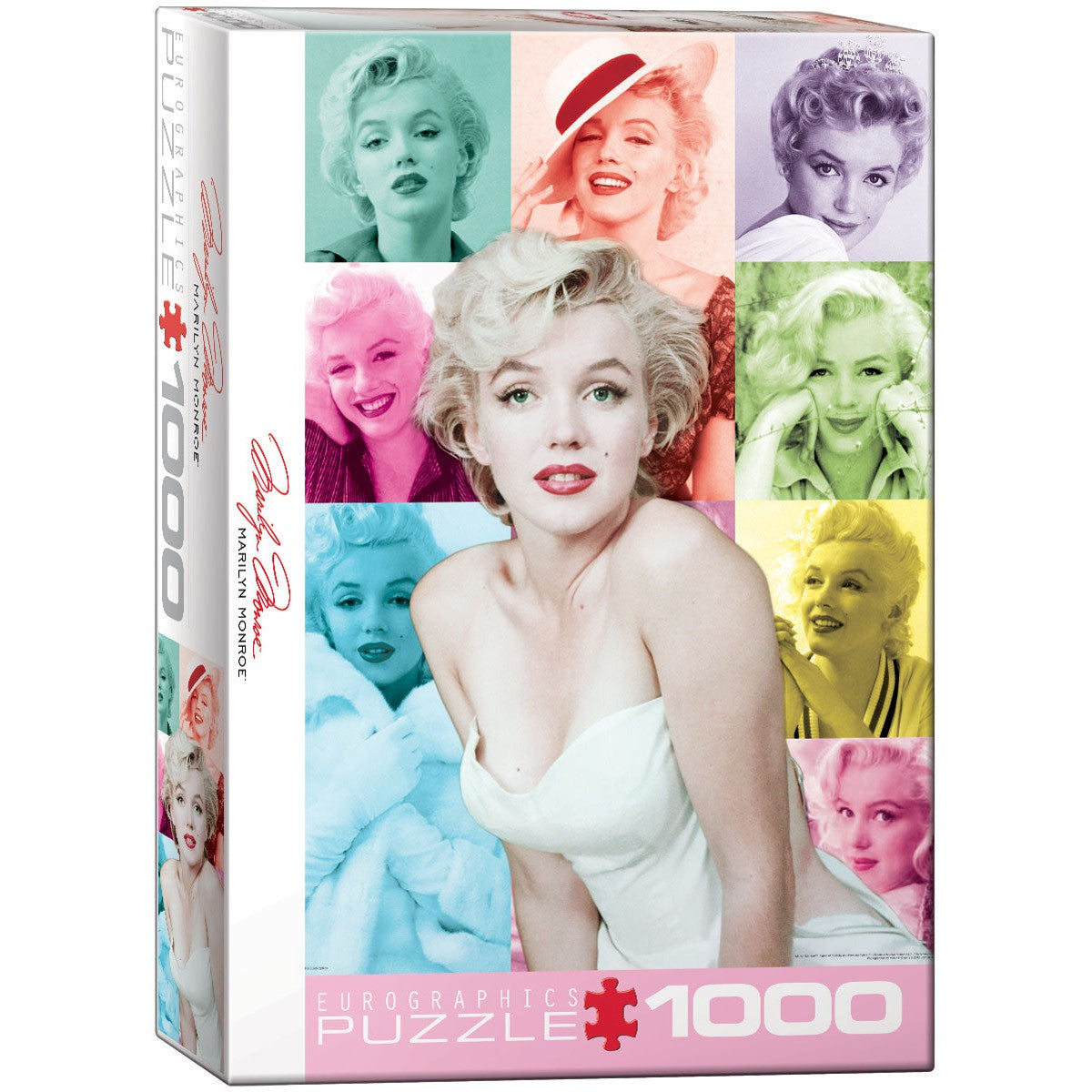 Marilyn Monroe Color Portraits 1000 Piece Jigsaw Puzzle Eurographics