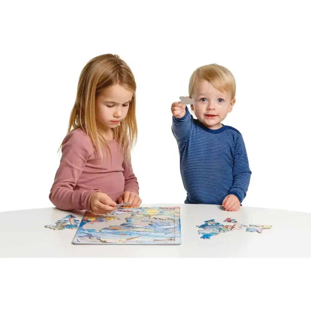Marine Life in the Pacific Ocean 66 Piece Tray Jigsaw Puzzle Larsen