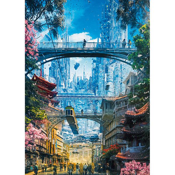 Markets District Future Cities 1000 Piece Jigsaw Puzzle Heye