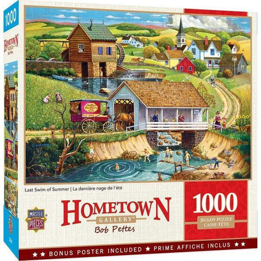 Last Swim of Summer Hometown Gallery 1000 Piece Jigsaw Puzzle MasterPieces