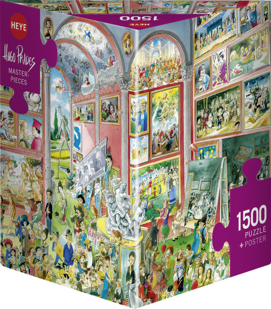 Masterpieces by Hugo Prades 1500 Piece Jigsaw Puzzle Heye