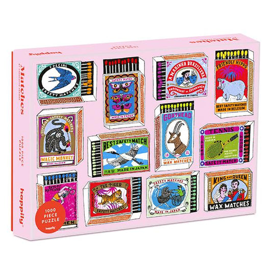 Matches 1000 Piece Jigsaw Puzzle Happily