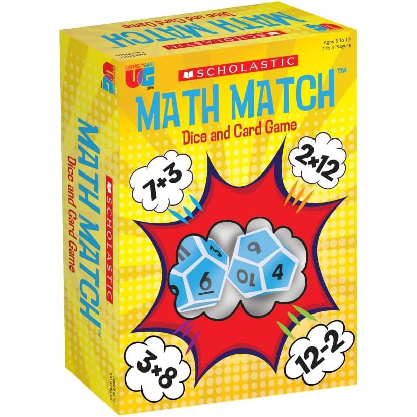 Math Match - Educational Dice & Card Game - Scholastic