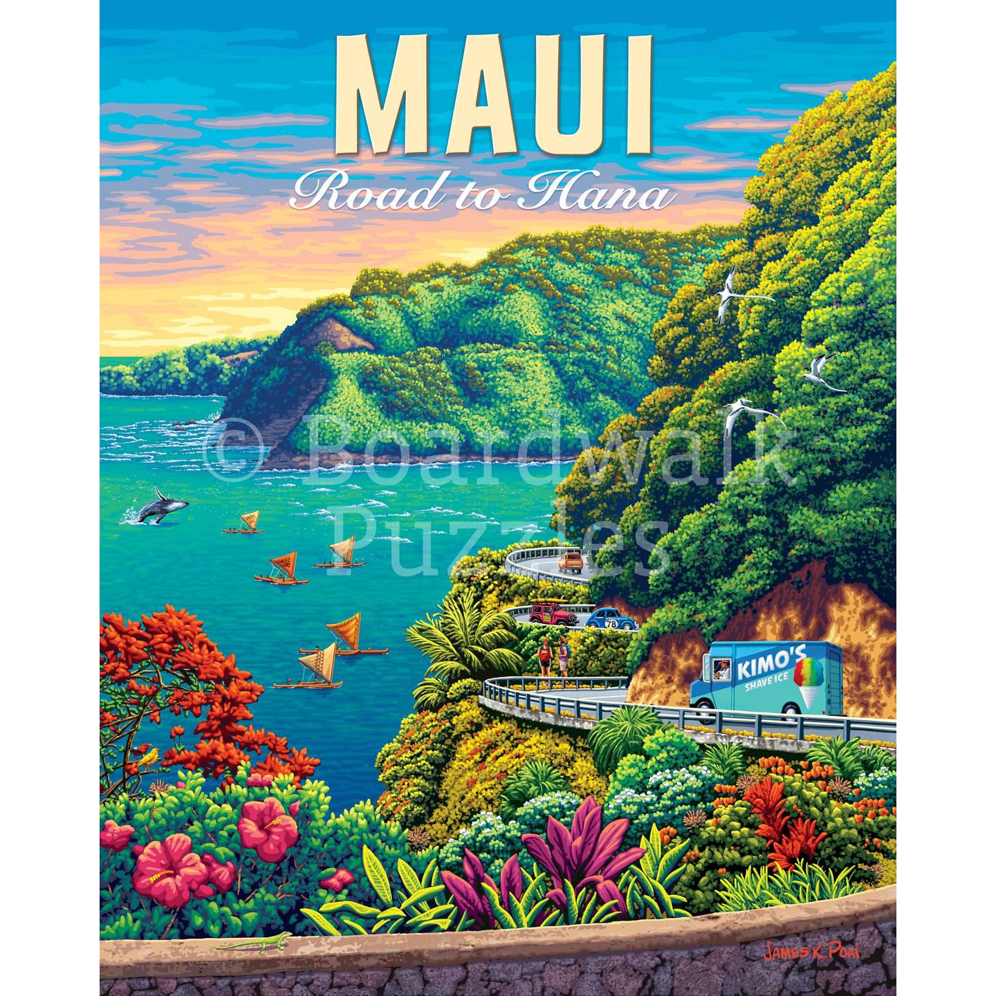 Maui Road to Hana 210 Piece Jigsaw Puzzle Boardwalk