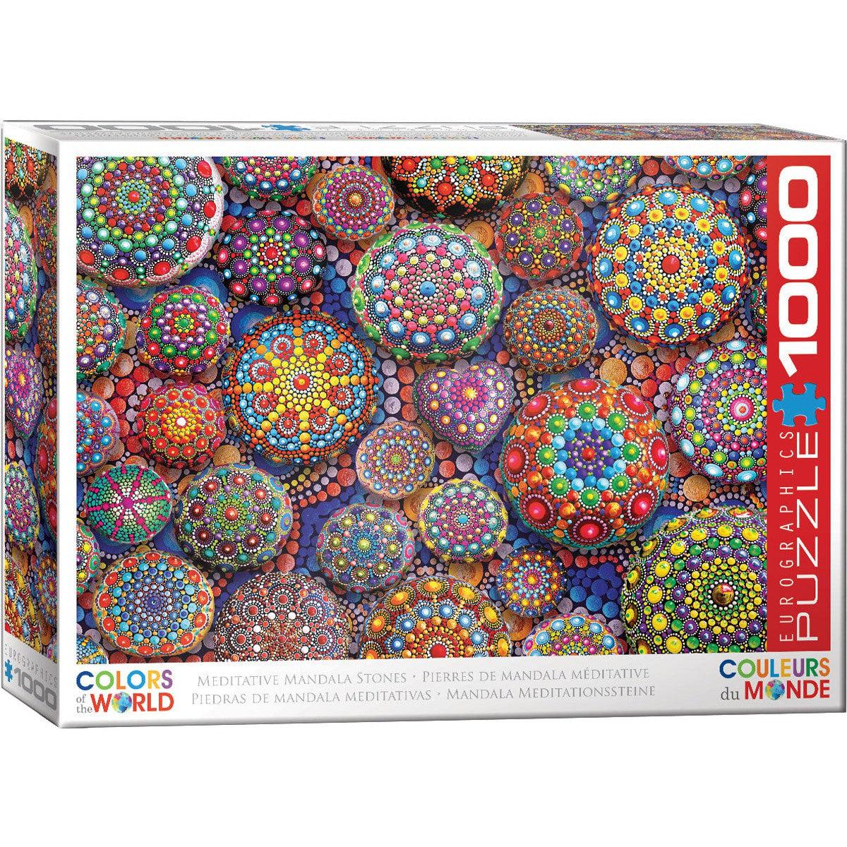 Meditative Mandala Stones 1000 Piece Jigsaw Puzzle Eurographics