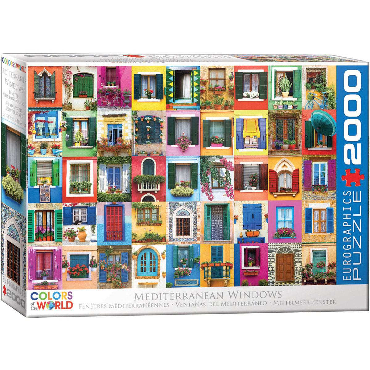 Mediterranean Windows 2000 Piece Jigsaw Puzzle Eurographics