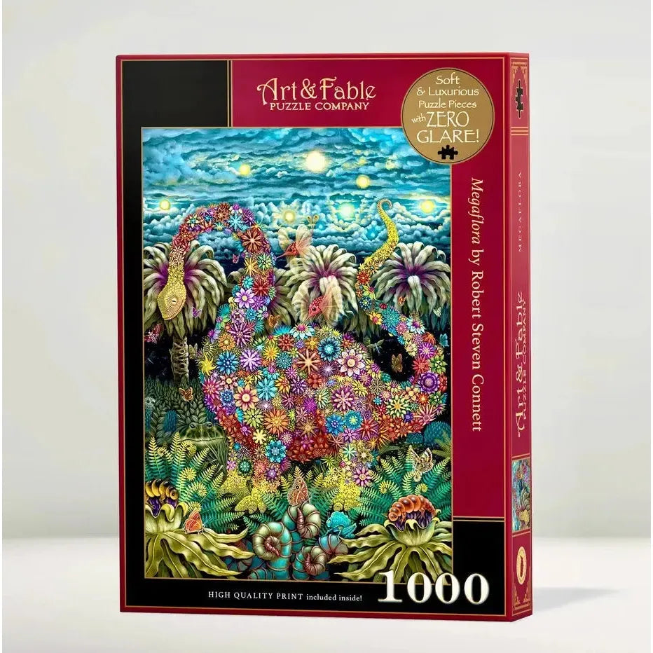 Megaflora 1000 Piece Premium Jigsaw Puzzle Art & Fable