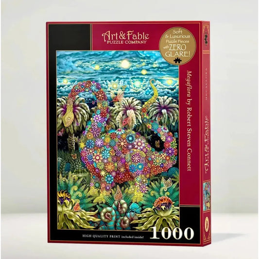 Megaflora 1000 Piece Premium Jigsaw Puzzle Art & Fable