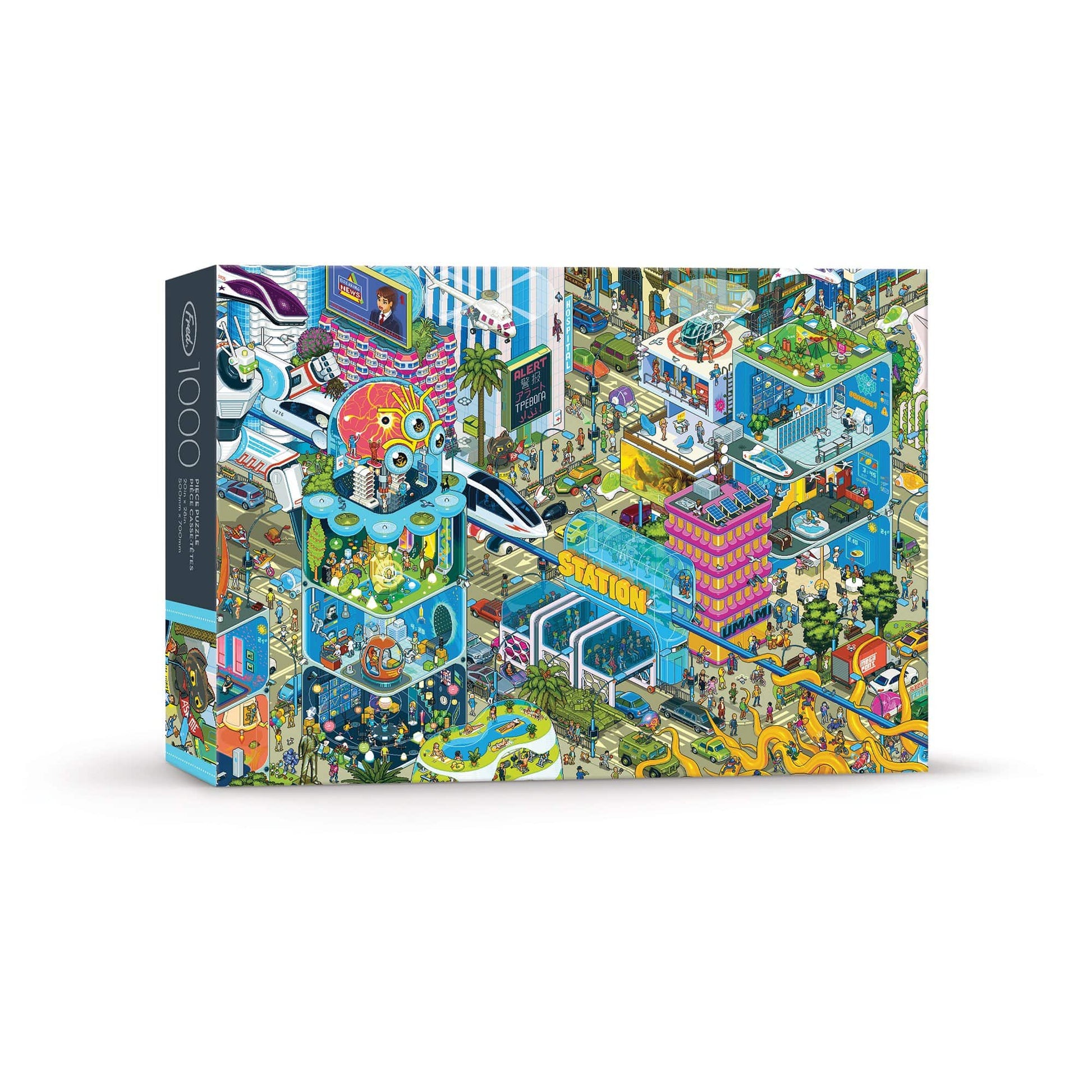 Megapolis 1000 Piece Jigsaw Puzzle Fred