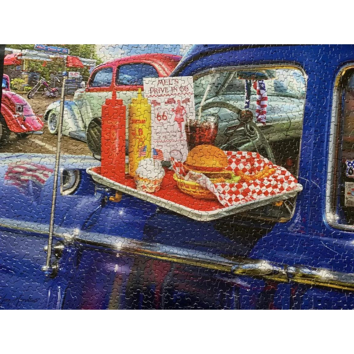 Mel's Drive In 1000 Piece Jigsaw Puzzle Springbok