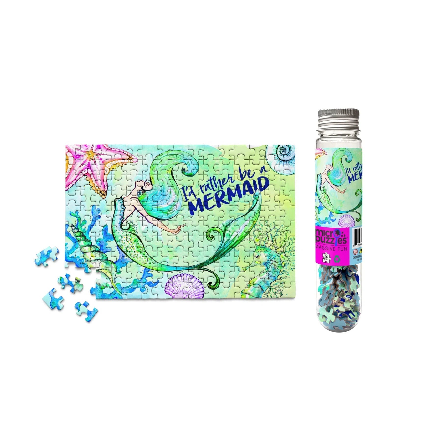 Mermaid Life 150 Piece Mini Jigsaw Puzzle Micro Puzzles