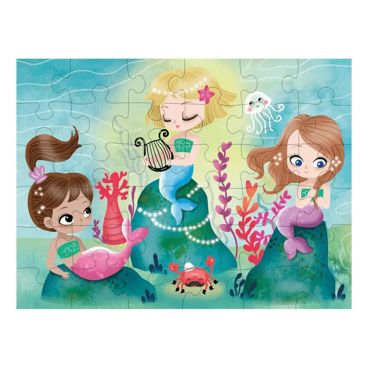 Mermaids 36 Piece Mini Jigsaw Puzzle Mudpuppy
