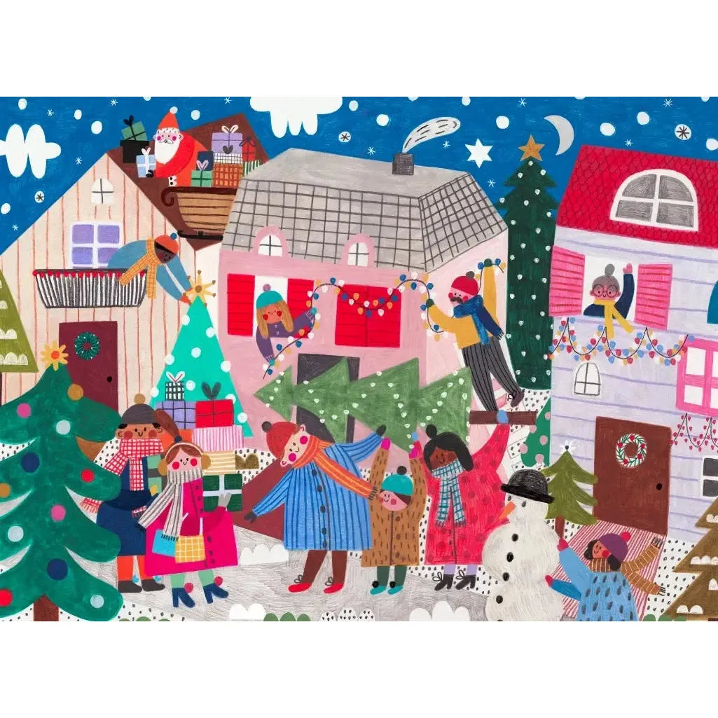 Merry & Bright 500 Piece Jigsaw Puzzle PuzzleFolk