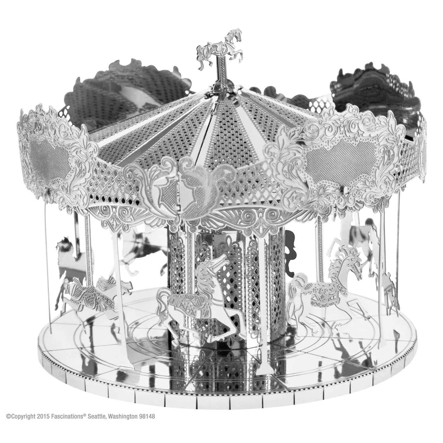 Merry Go Around 3D Steel Model Kit Metal Earth