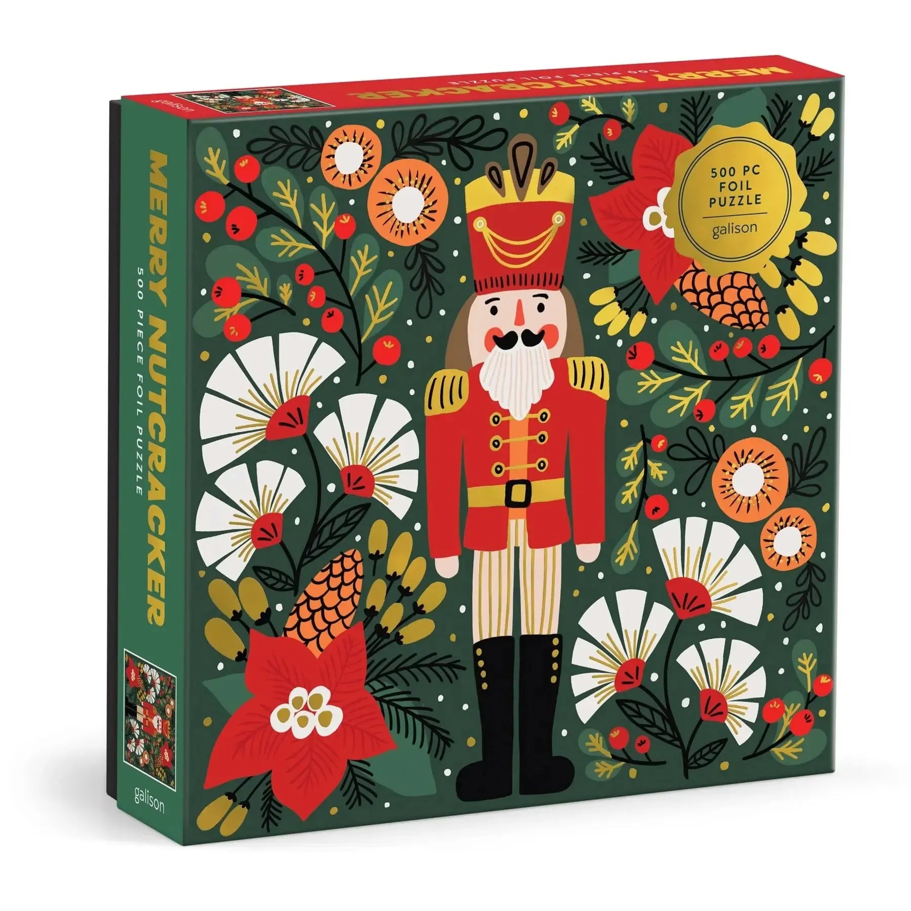 Merry Nutcracker 500 Piece Jigsaw Puzzle Galison