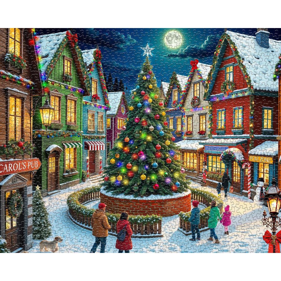 Merry Town Square 1000 Piece Jigsaw Puzzle Springbok