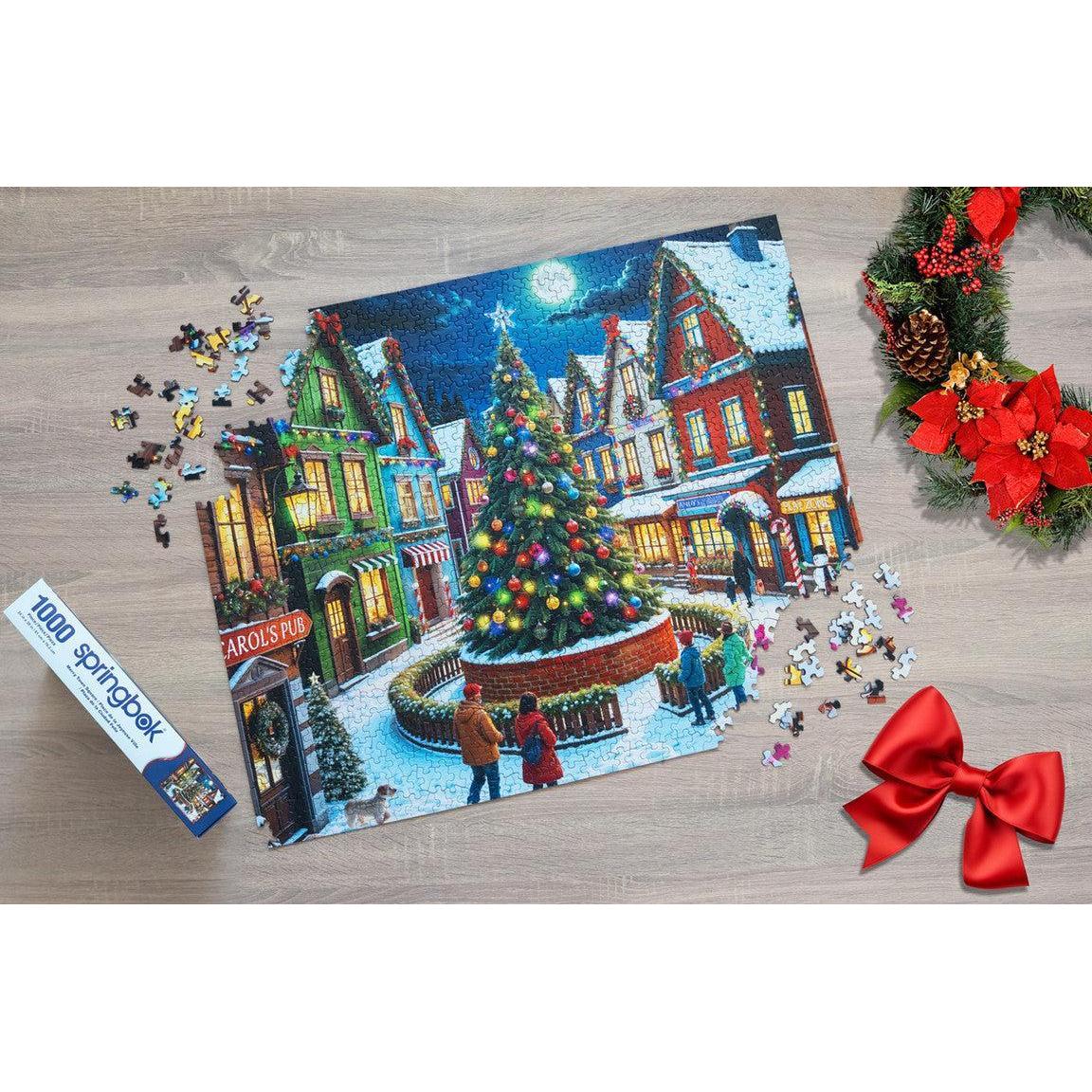 Merry Town Square 1000 Piece Jigsaw Puzzle Springbok