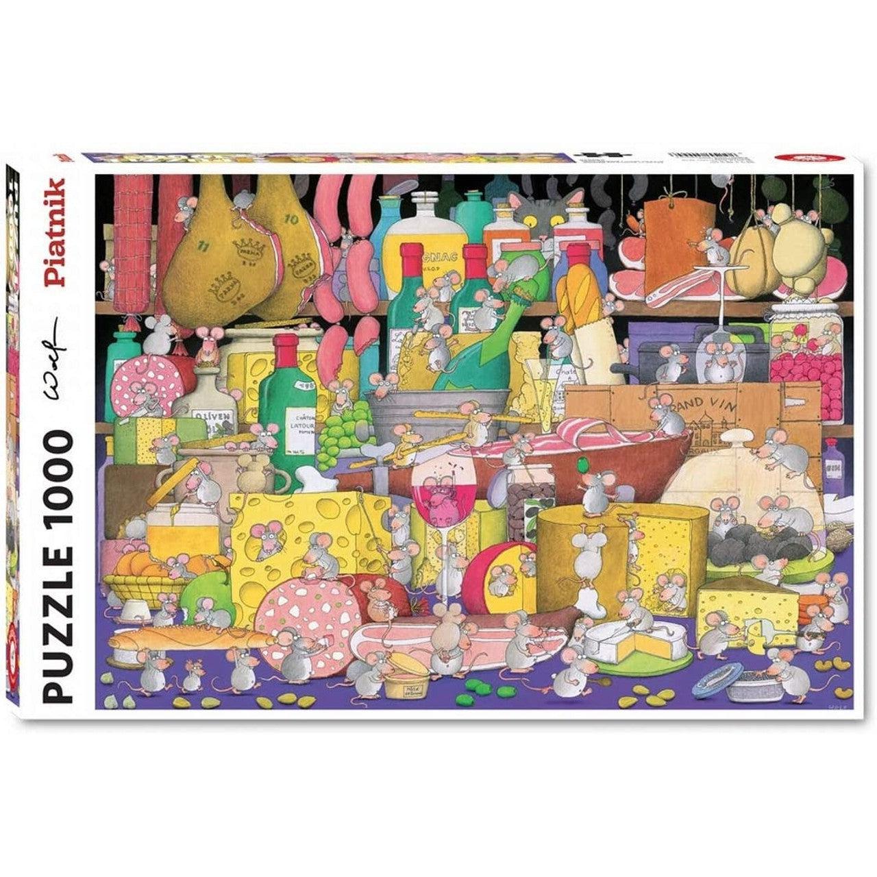 Mice Feast 1000 Piece Jigsaw Puzzle Piatnik