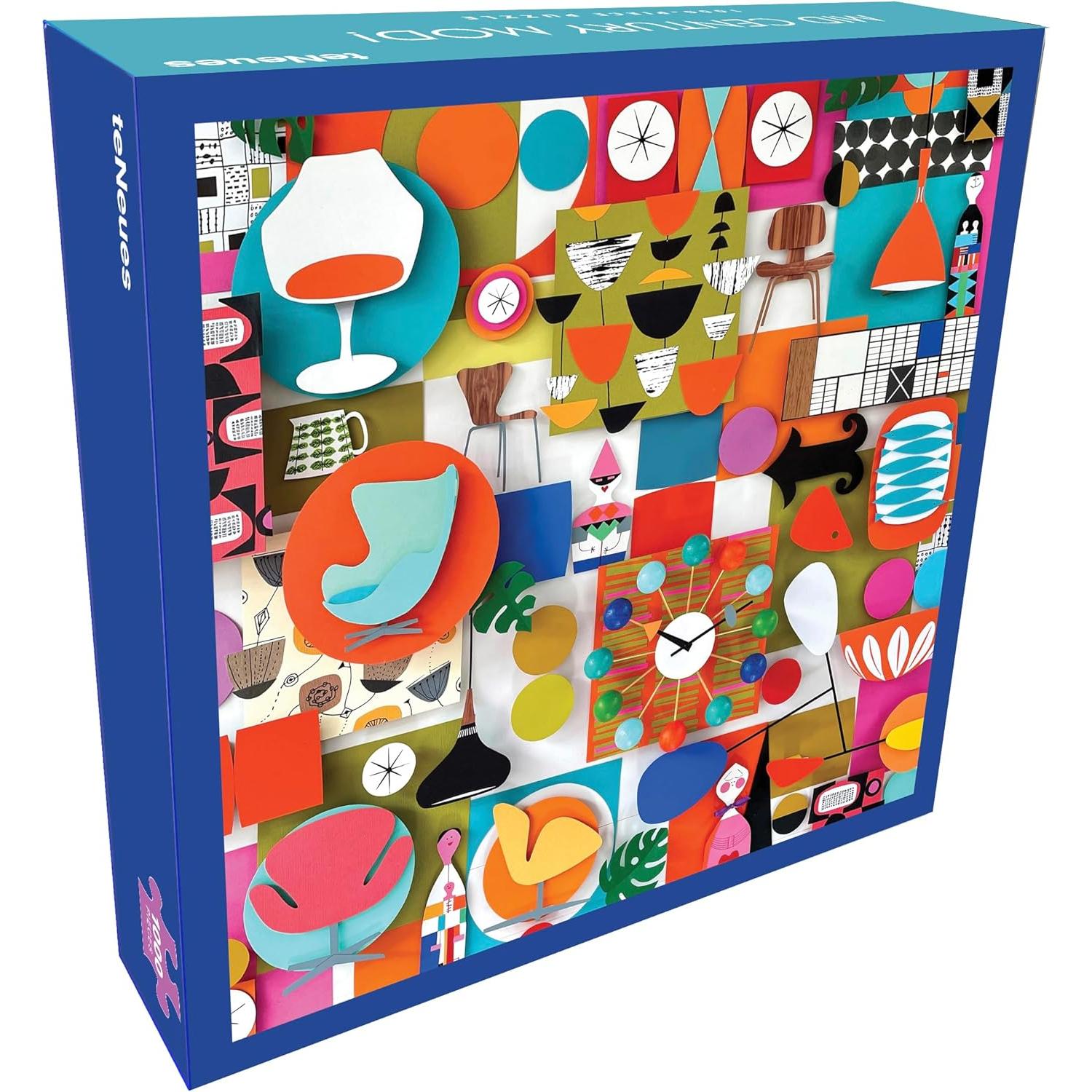 Mid-Century Mod 1000 Piece Jigsaw Puzzle teNeues